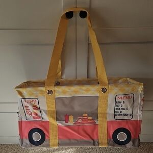 Thirty One NEW Large Utility Food Truck Tote - Grillin and Chillin